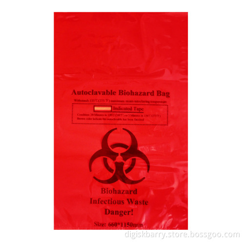 Autoclavable Biohazard Bag (Red Color)